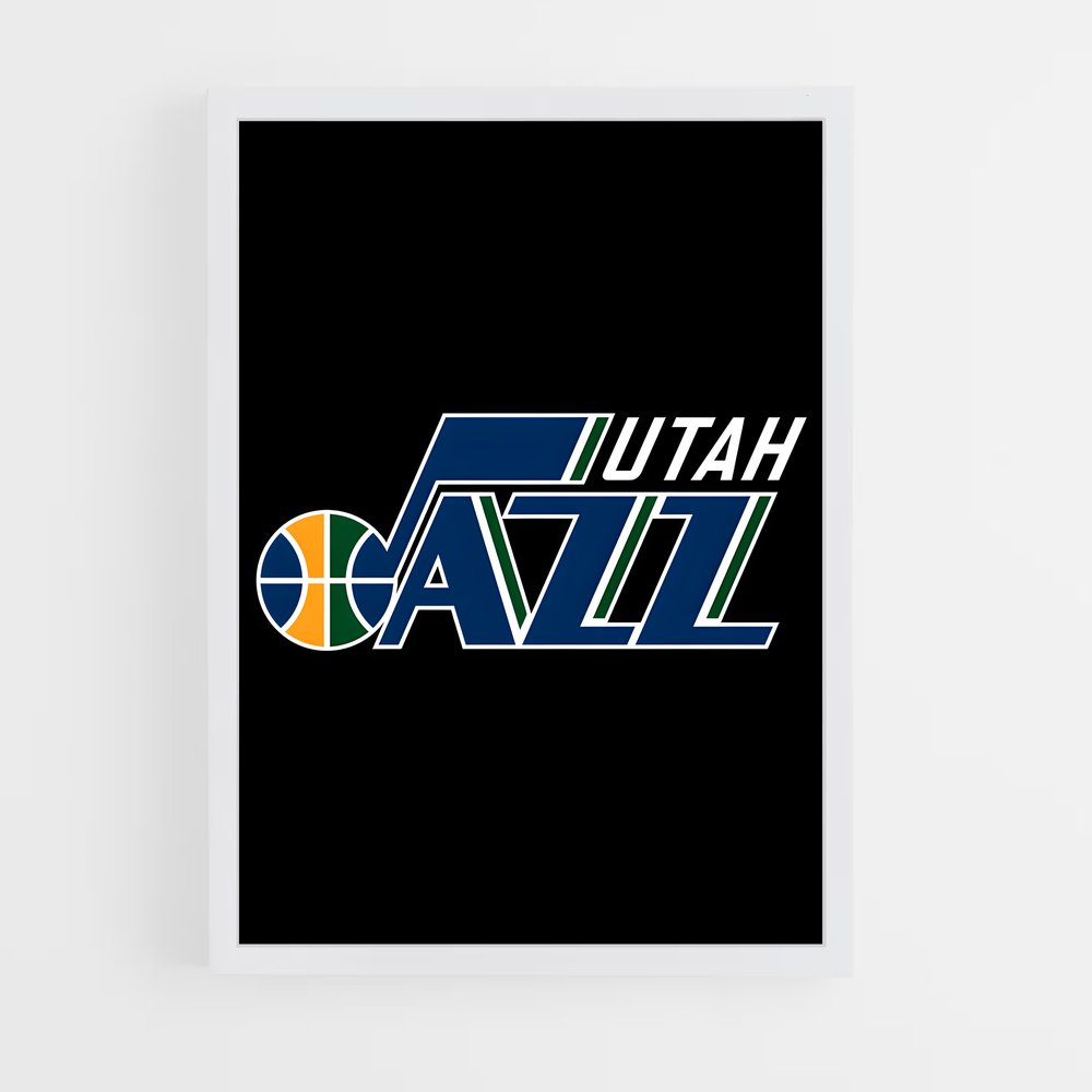 Poster Utah jazz – affiche Basketball (vue 3)